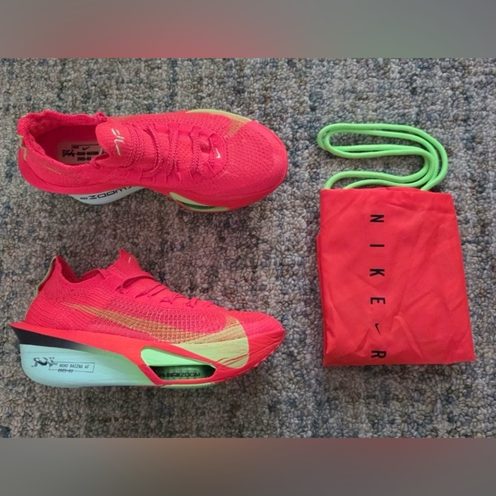 Nike Air ZoomX 🔥 Alphafly Next% 3 Bright Crimson Shoes FD8315-600 6 6.5 7 NEW - Picture 5 of 16